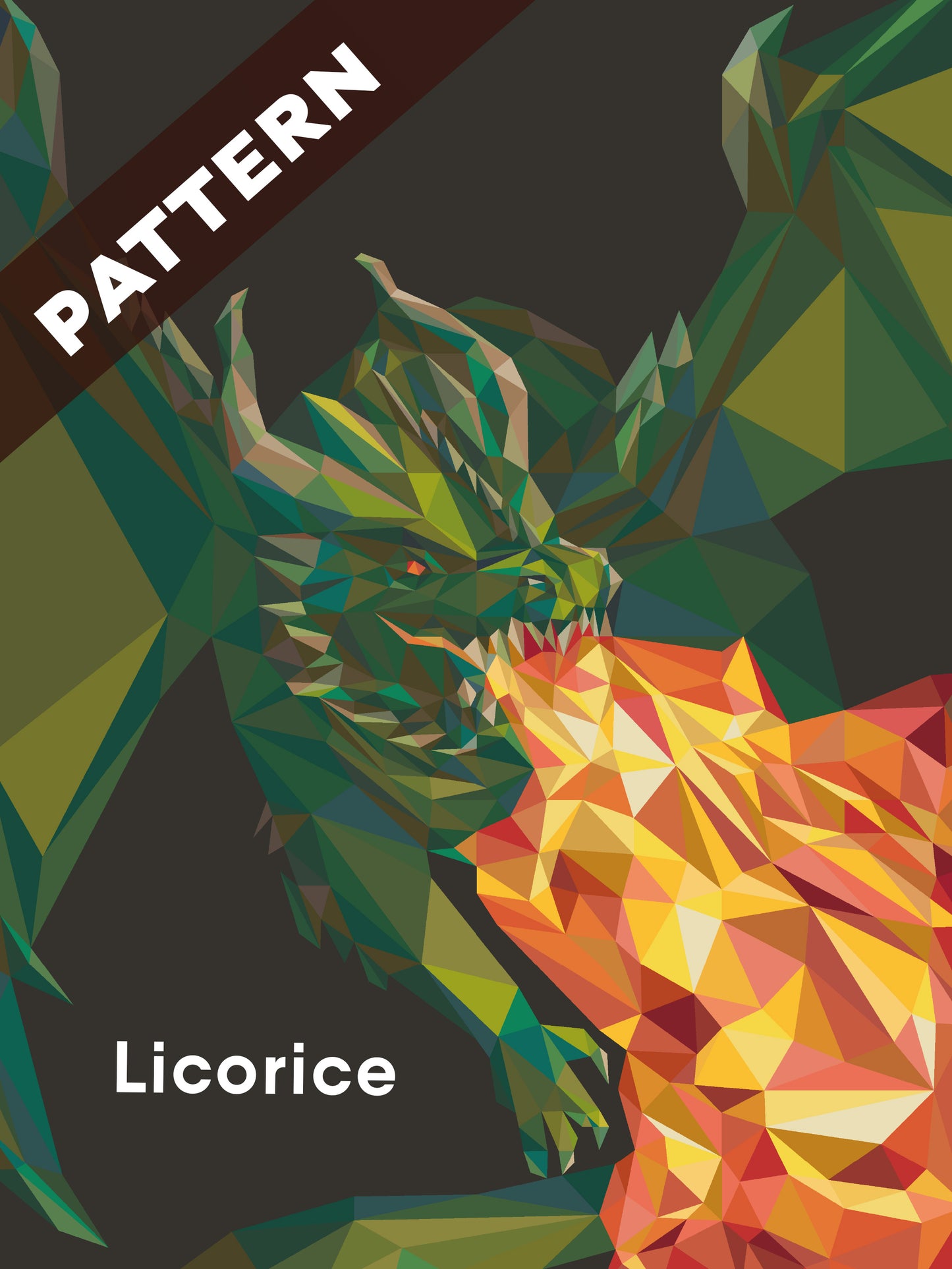 Wasabi the Dragon Pattern