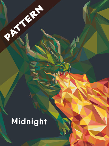 Wasabi the Dragon Pattern