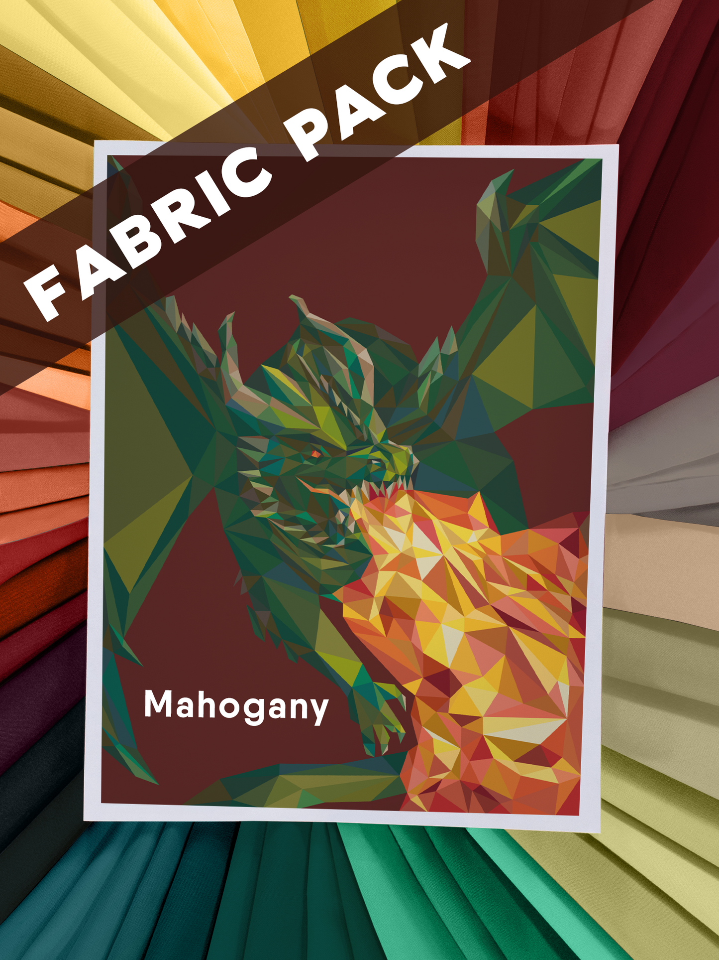 Wasabi the Dragon Fabric Pack