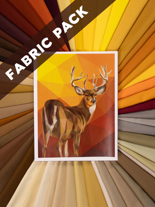 White Tail Buck Fabric Pack