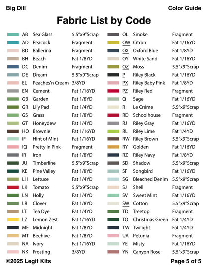 Big Dill Pattern