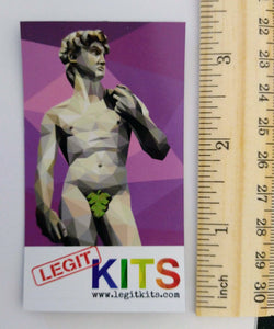 OMG David Front with Fig Leaf Magnet
