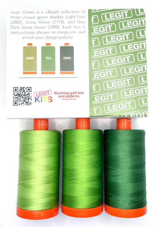 Aurifil Thread Collection - Green