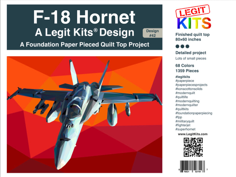 F-18 Hornet Pattern Only