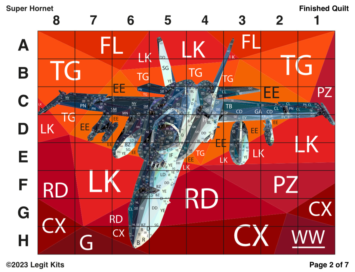 F-18 Hornet Pattern