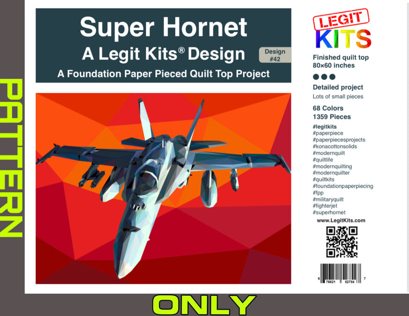 F-18 Hornet Pattern Only