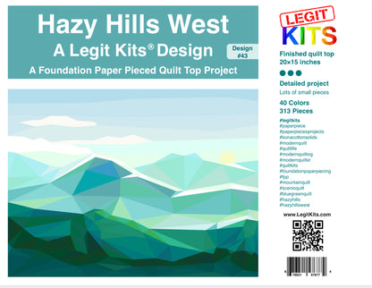 Hazy Hills West Quilt Kit