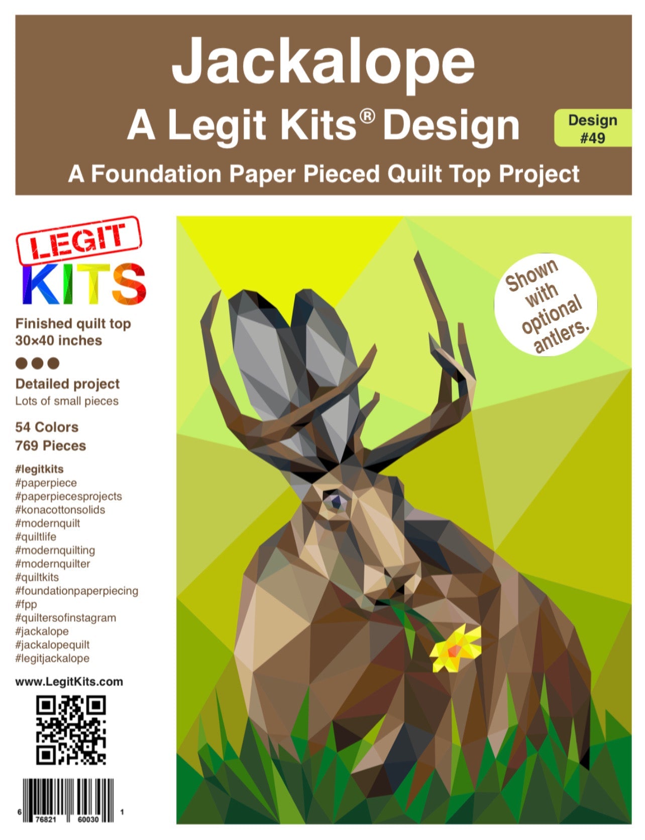 Legit Pattern Jackalope Pattern – Legit Kits