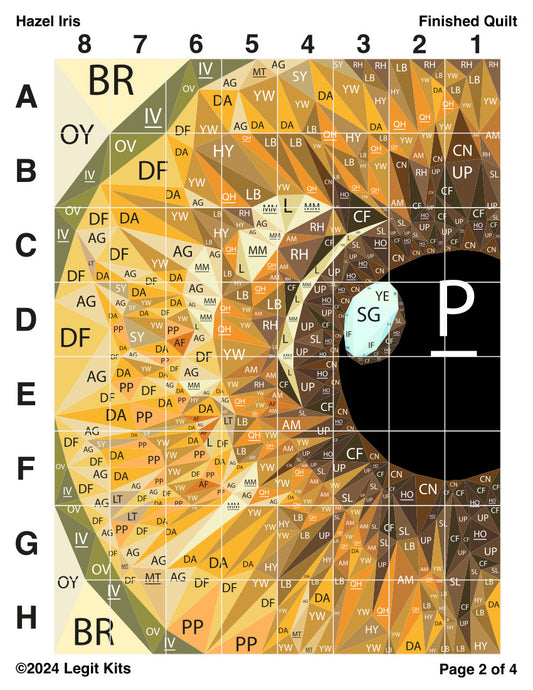 Hazel Iris Pattern Preorder