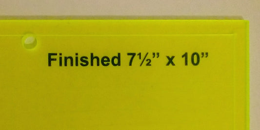 Legit Kits Square Up Ruler 7.5x10"