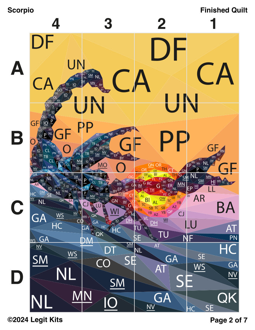 Scorpio Quilt Kit Preorder
