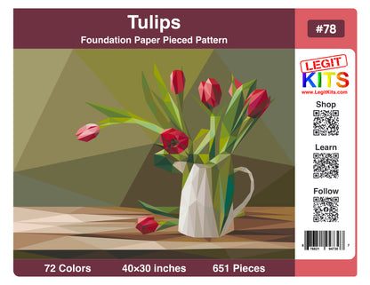 Tulips Quilt Kit