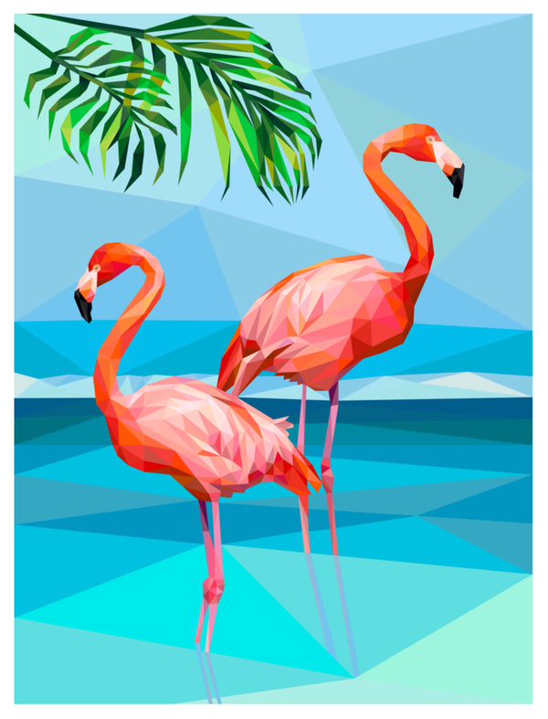 Legit Flamingoes Full Quilt Top Kit