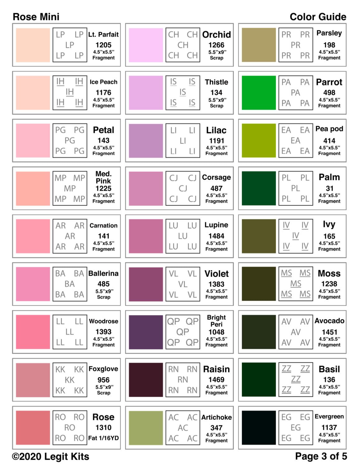 Rose Mini Quilt Kit