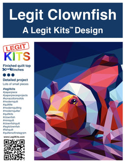 Clownfish Quilt Top Kit