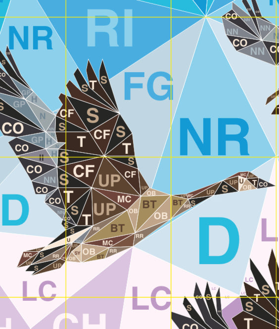 Legit Flying Geese Printed Pattern Only