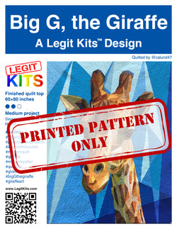 Big G the Giraffe Printed Pattern Only