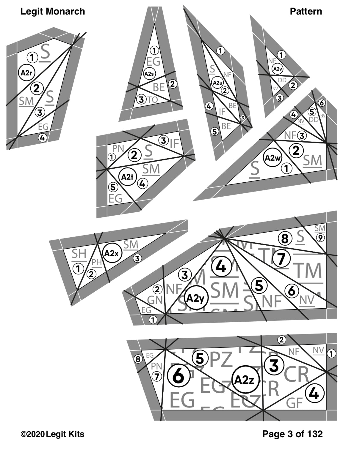 Legit Pattern Legit Monarch Pattern – Legit Kits