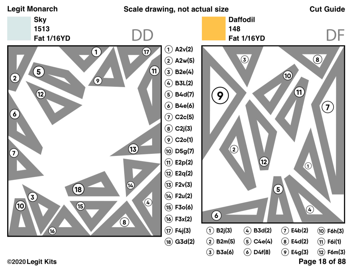 Legit Monarch Quilt Kit