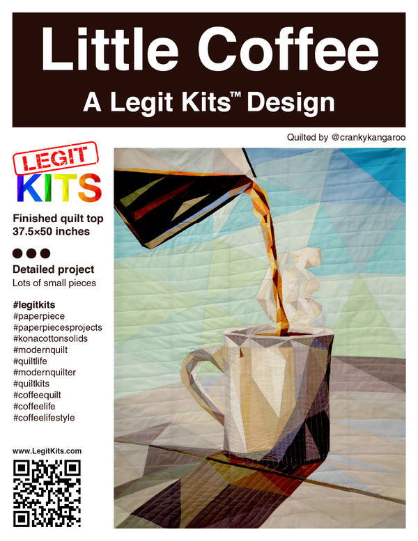Little Coffee Quilt Top Kit