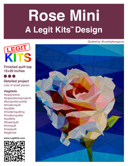 Rose Mini Quilt Top Kit