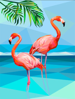 Legit Flamingo Fabric Panel
