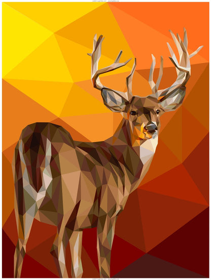 Whitetail Buck Panel