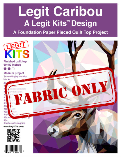 Legit Caribou Quilt Fabric Pack