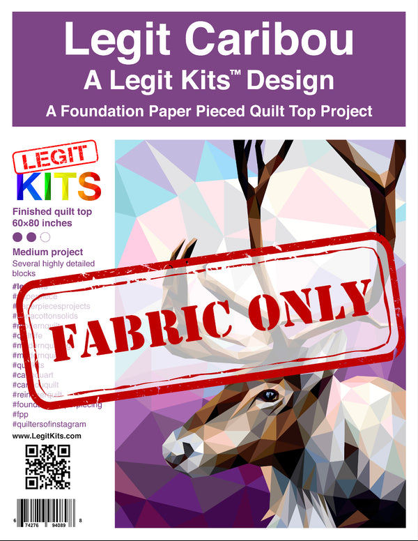 Legit Caribou Quilt Fabric Pack ONLY