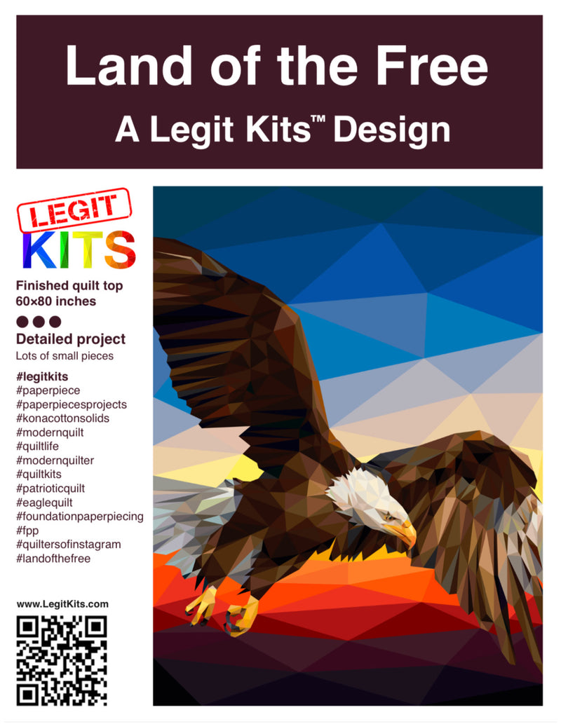 Land of the Free Printed Pattern Only