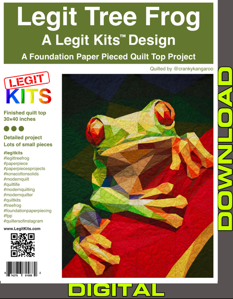 Legit Tree Frog Digital Download