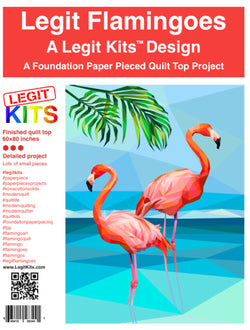 Legit Flamingo Printed Pattern Only