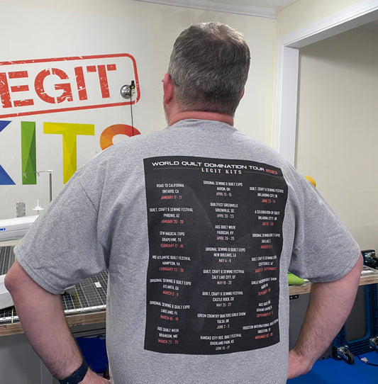 CLEARANCE 2023 World Quilt Domination Tee Shirt