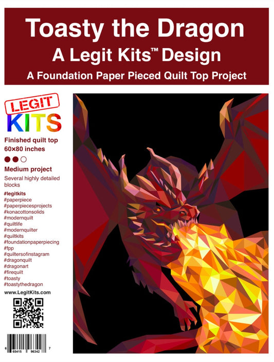 Toasty the Dragon Quilt Kit