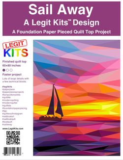 Sail Away Printed Pattern Only
