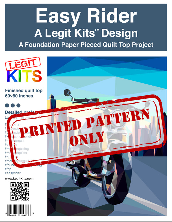 Easy Rider Printed Pattern Only