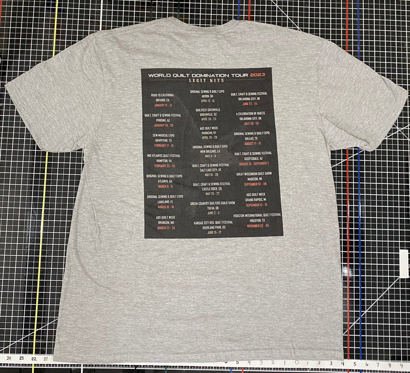 2023 World Quilt Domination Tee Shirt