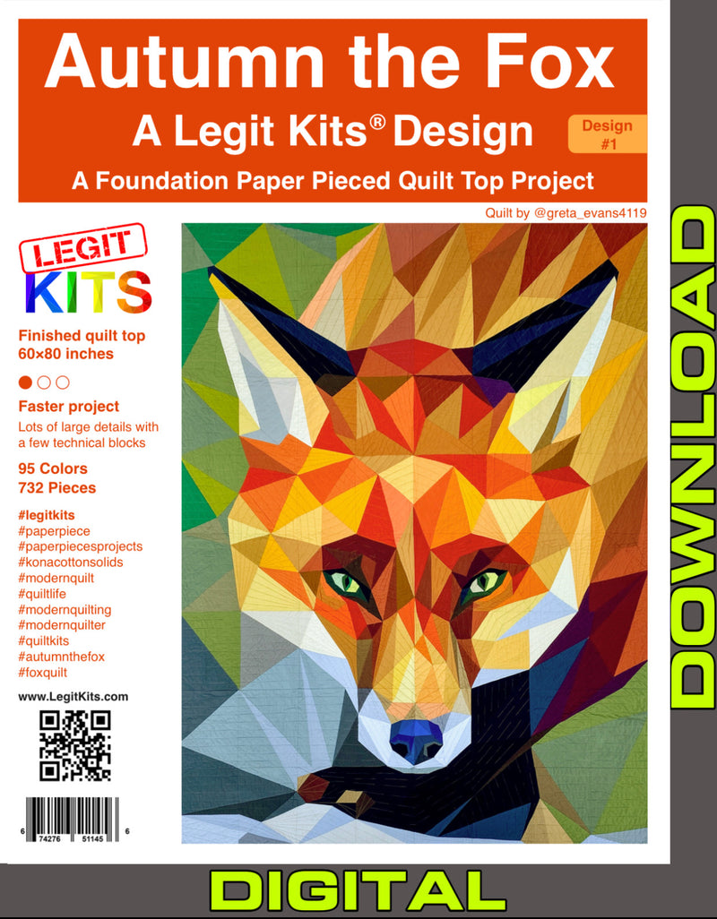 Autumn the Fox Full/Large Digital Download