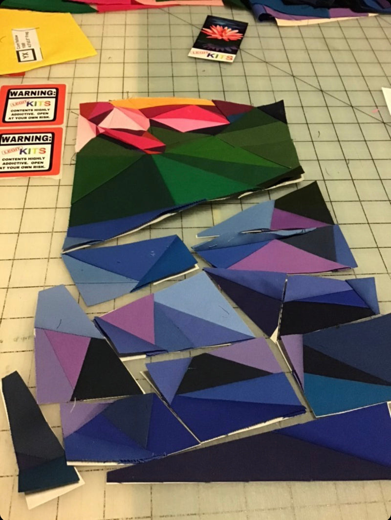 Water Lily Mini Quilt Top Kit