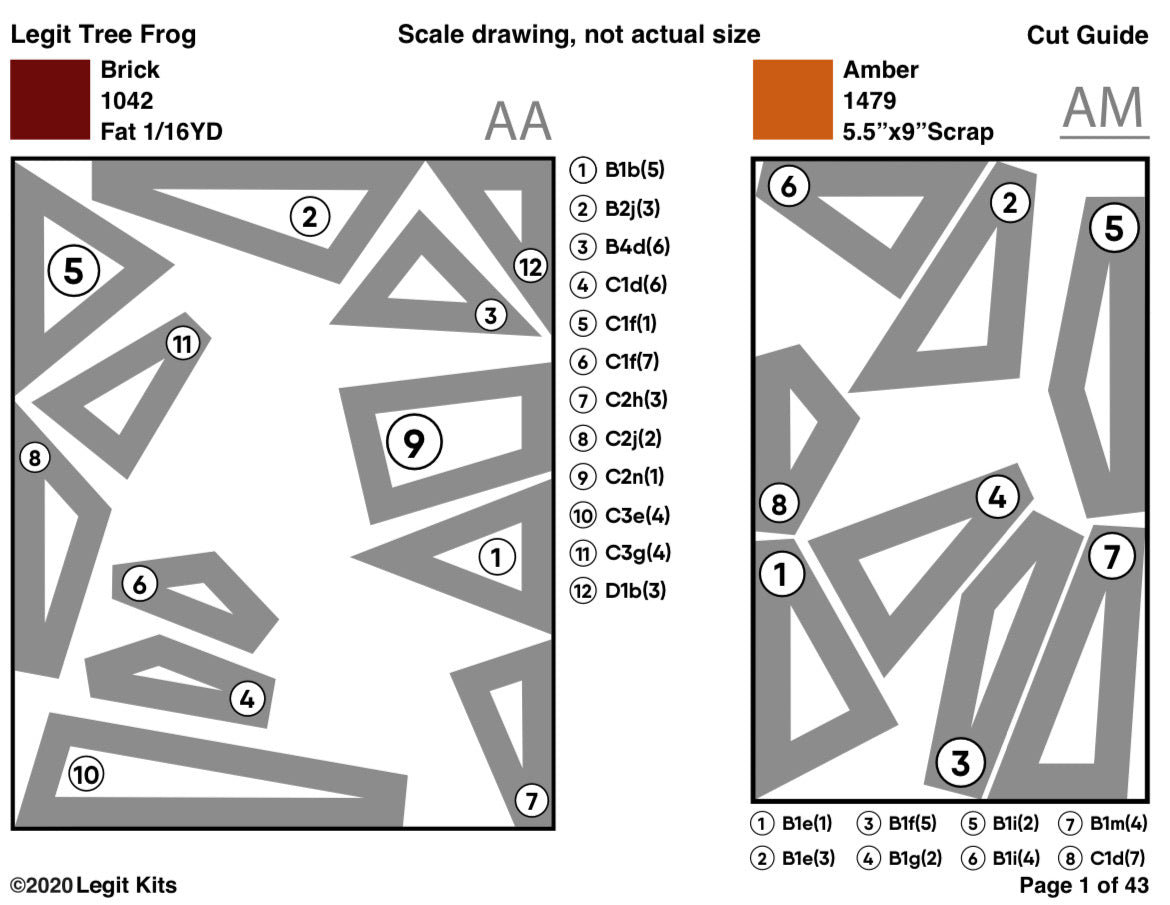 Legit Pattern Legit Tree Frog Pattern – Legit Kits