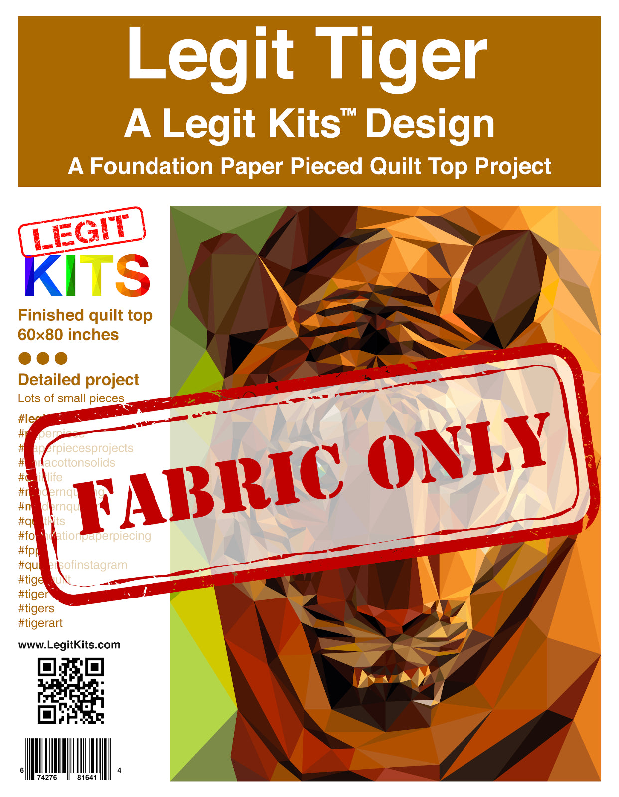 Legit Pattern Legit Tiger Fabric Pack – Legit Kits