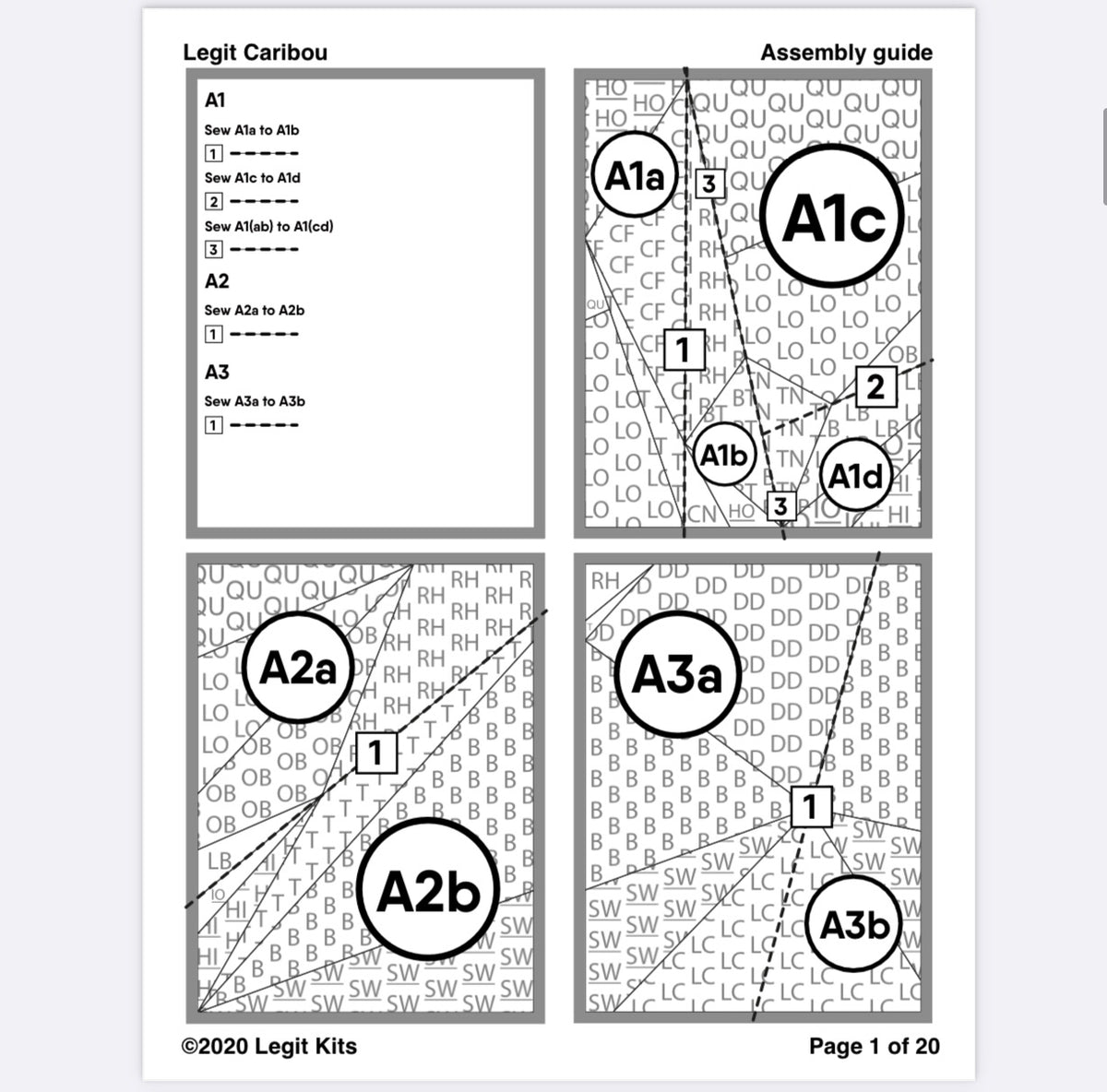 Legit Pattern Legit Caribou Pattern – Legit Kits